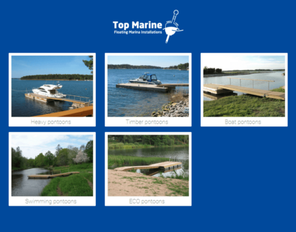 Pontons von Top Marine TMmarinas.de info@tmmarinas.de